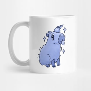 Capybara with tangerine Mug